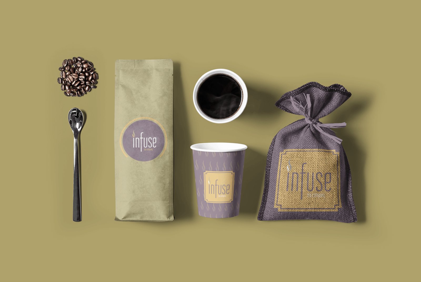 Infuse Tea and Coffee packaging
