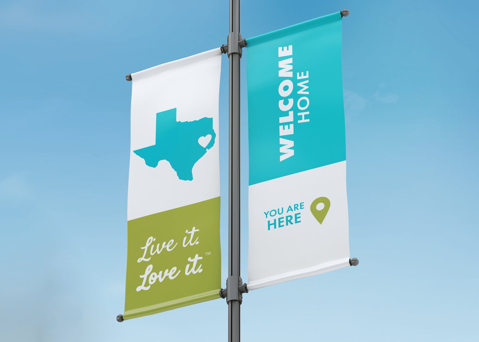 San Palmilla street banners